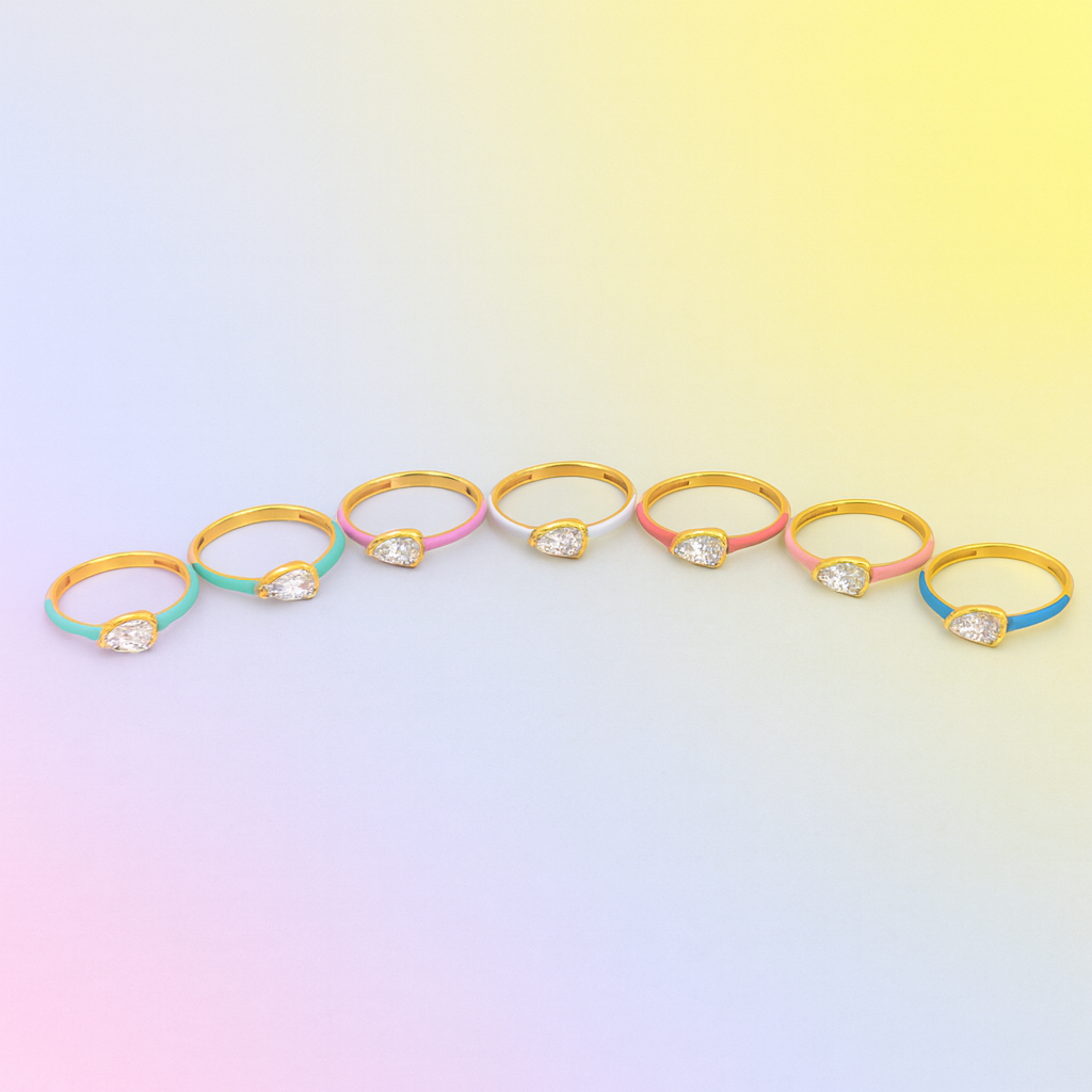 Glazed Oval Ring 💎