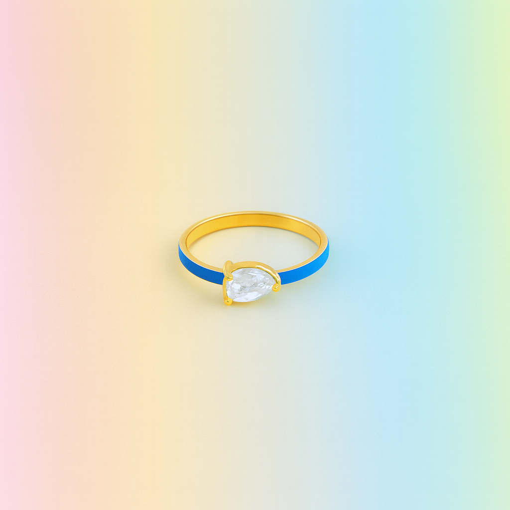 Glazed Oval Ring 💎