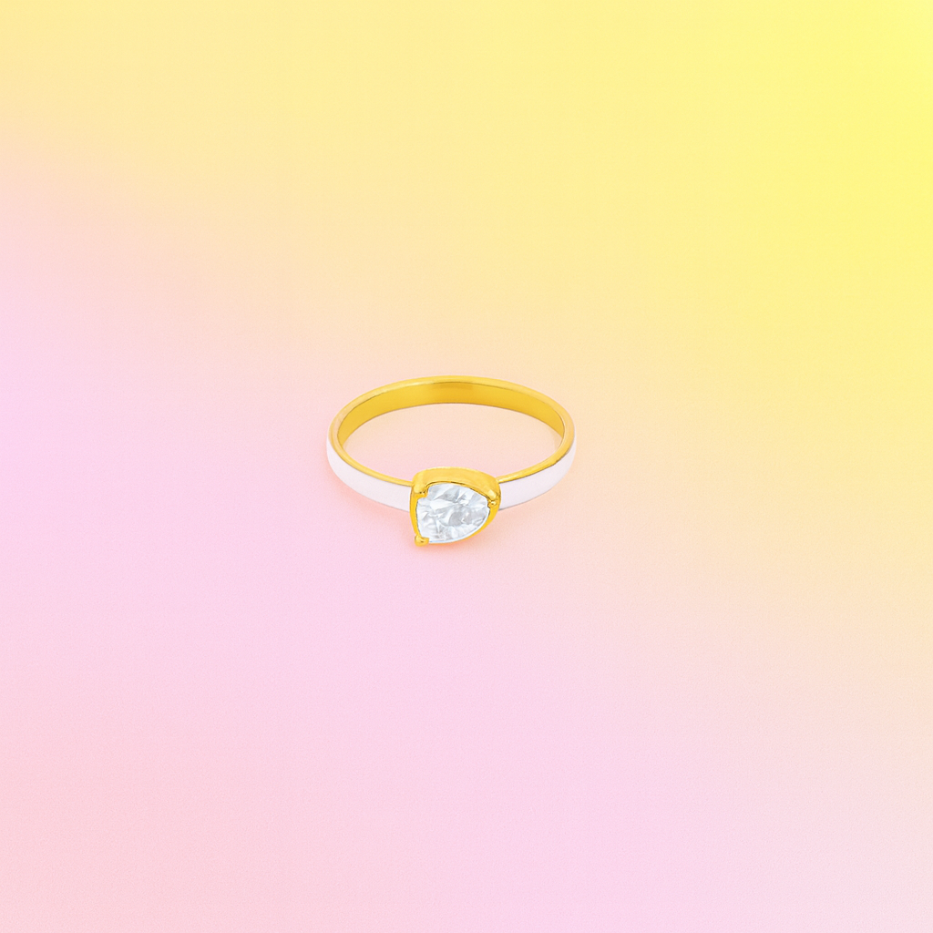 Glazed Oval Ring 💎